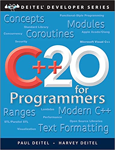 C++20 for Programmers: An Objects-Natural Approach (3rd Edition) - Pdf